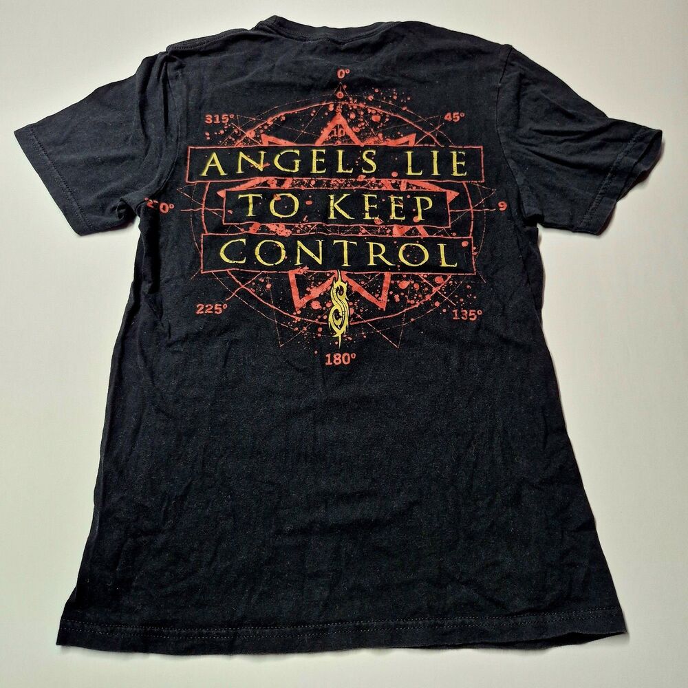 Slipknot All Hope Is Gone Snuff Shirt Medium M Slim Fit Bravado Angels Lie Lyric